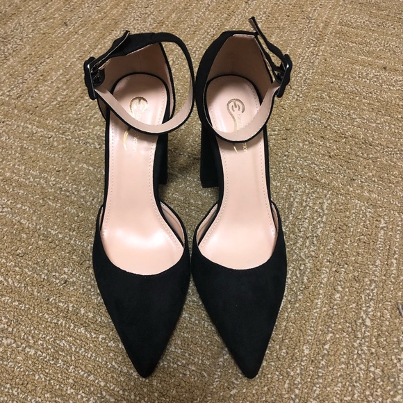 Forever 21 Shoes Strappy Pointedtoe Wide Heels Poshmark